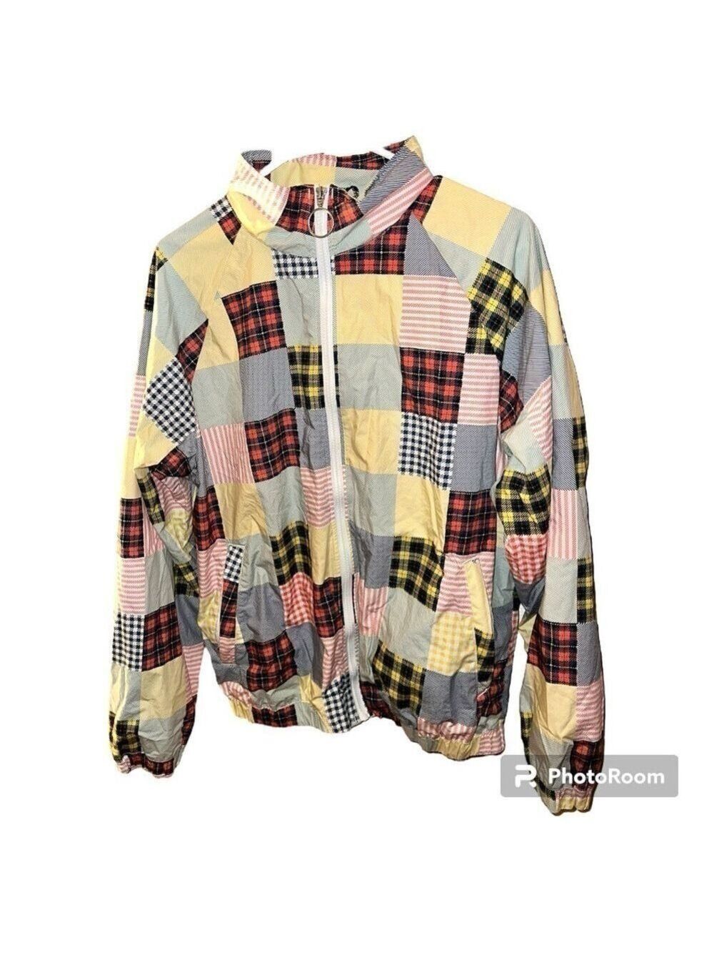 Urban Outfitters UO Madras Print Track Jacket - Picture 8 of 16